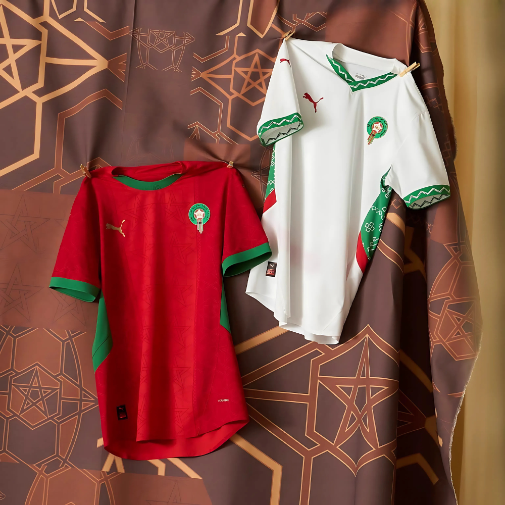 Pack 2 T-Shirts L’Maghrib – Domicile et Extérieur